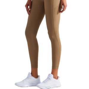 กางเกงโยคะเอวสูงสำหรับผู้หญิง-ผ้ายืดสี่ทิศทาง ผลิตจากสแปนเด็กซ์/ไนลอน ไร้ตะเข็บ เหมาะสำหรับออกกำลังกาย ฟิตเนส และเล่นกีฬา - Product Image 4