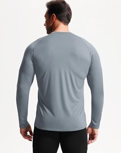 Camiseta de Compresión de Manga Larga para Hombre, Personalizada, Sublimada, OEM, Venta al Por Mayor, Secado Rápido, Ropa Deportiva de Fábrica - Product Image 4