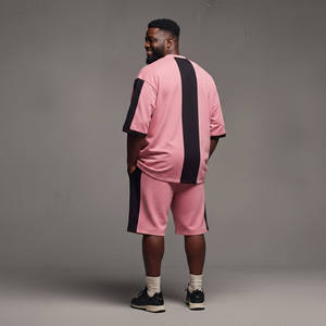 Precio Económico, Nueva Llegada 2026, Logotipo Impreso DTF Personalizado, Hombros Caídos Extra Grandes, Corte Regular, Ropa Urbana de Talla Grande - Product Image 2