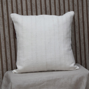 Solid Woven Linen Cotton Square Cushion <b>Cover</b> Beige Home Decor Throw Pillow Case Breathable Plain Style Modern Cushion <b>for</b> Home - Product Image 4