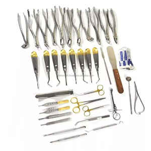 Juego de instrumentos de cirugía Dental de acero alemán Premium, 35 Uds., elevadores, fórceps de extracción, herramientas quirúrgicas para profesionales - Product Image 2