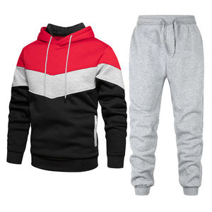 Conjunto Deportivo de Dos Piezas para Hombre, Diseño 2026, Sudadera con Capucha y Cremallera de Forro Polar Técnico, Ropa de Gimnasio, Traje de Entrenamiento - Product Image 3