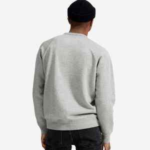 Service OEM – Sweat-shirt homme 100 % coton, dernière conception, couleur unie, basique, manches longues, col rond, personnalisable, grandes tailles - Product Image 2