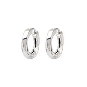 Elegant 925 <b>Silver</b> Bohemian Hoop <b>Earrings</b> For Women Stylish Jewelry For Anniversary Wedding Party Everyday Wear And Gifting - Product Image 2