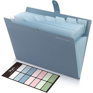 Portable <b>Document</b> Paper Bill Receipt Organizer 8-Pocket Expanding File Organizer Accordion File <b>Folders</b> Labels <b>for</b> Organizing Ho - Product Image 1