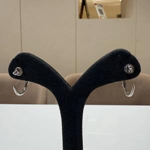 Pendientes de Aro de Oro de 14K con Diamante Cultivado en Laboratorio, Diamante Redondo Decorativo, Joyería Fina Minimalista, Elegante Regalo para Mujer - Product Image 6