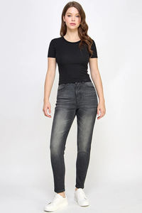 Jeans en denim pour femmes, coupe slim, tendance streetwear, confortables, décontractés, pantalons en denim tendance pour femmes, service OEM, vente en gros - Product Image 2