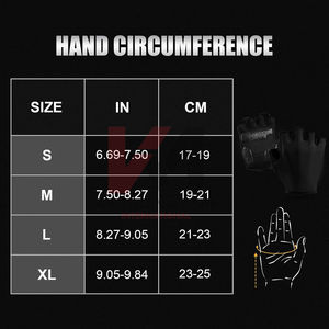 Gants de cyclisme sans doigts pour hommes et femmes, respirants et absorbant les chocs, rembourrés, pour vélo de route, VTT, antidérapants - Product Image 6