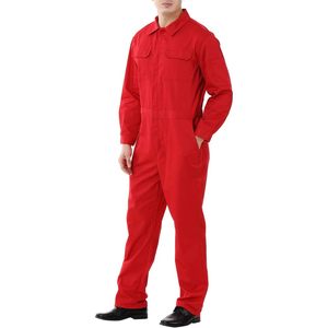 2025 8.5 oz Polyester Coton Mélange Vêtements de Travail Respirant Mécanicien Combinaison Salopette Taille Régulière pour la Construction - Product Image 3