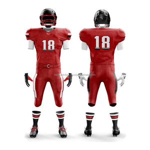 2025 personnalisé Football américain vêtements de sport uniforme ensemble complet brodé nom d'équipe Sublimation impression tissu OEM ODM - Product Image 4