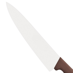 Couteaux de chef à lame longue de 300 mm avec manche ergonomique marron pour la cuisine professionnelle en restaurant, la préparation de la viande et des légumes - Product Image 5