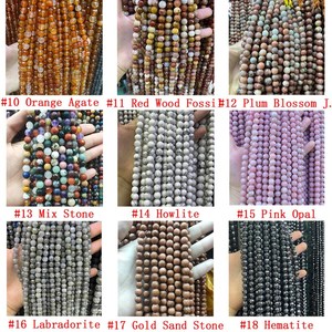 ลูกปัดพลอยแท้ทรงกลมเจียระไน พลังบำบัด สำหรับทำสร้อยข้อมือ สร้อยคอ DIY เครื่องประดับ ลูกปัดทรงกลมเจียระไนอย่างดี - Product Image 4