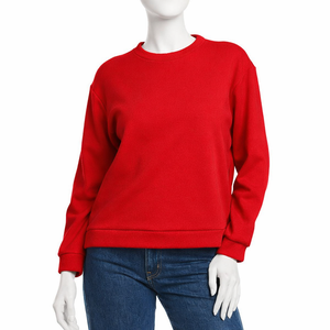 Sweat-shirt pour femme en coton 100% - Style streetwear de luxe - Surdimensionné - Brodé - Product Image 5