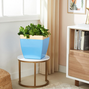 Decorative Metal Planter <b>Pots</b> for Indoor and Outdoor <b>Plants</b> Modern Flower Containers for Home Living Room Balcony Office - Product Image 4