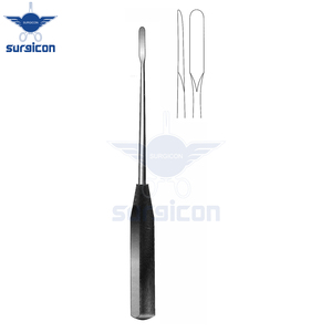 Raspador con mango de Ferrozell, longitud 25 cm / 10 pulgadas, punta roma de 6 mm, elevador periostal quirúrgico de precisión para un manejo controlado - Product Image 4