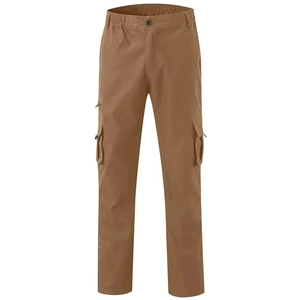 Joggers cargo décontractés pour hommes, taille haute, en polaire chaude, avec cordon de serrage, pour le printemps, l'hiver et le travail en extérieur - Collection 2026 - Product Image 4