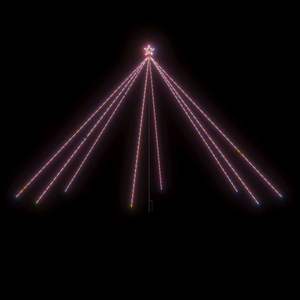 Árbol de Navidad LED de 16 pies de altura, colorido, de metal y plástico, decoración festiva para las fiestas - Product Image 2