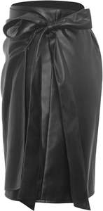 Jupe longue trapèze en coton respirant pour femme, taille élastique, couleur unie, grande taille, idéale pour l'été et le cheerleading - Product Image 6