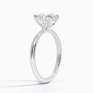 Freesia Triple-Prong <b>Solitaire</b> Moissanite Engagement <b>Ring</b> 14K Gold Plated GRA Certified-Wedding & Anniversary Jewelry - Product Image 6