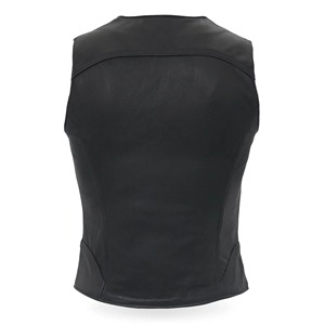 Chaleco de Cuero Genuino para Mujer, Diseño Nuevo, Resistente al Viento, Personalizable - Product Image 2