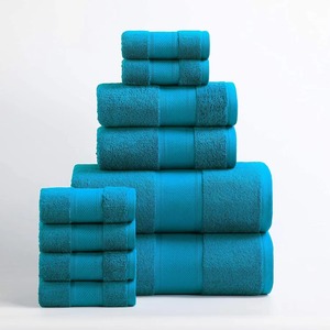Serviette de bain OEM en coton de luxe, grammage élevé, super absorbante, toucher doux, séchage rapide, serviettes d'hôtel en gros, serviette de bain en coton de couleur unie - Product Image 3