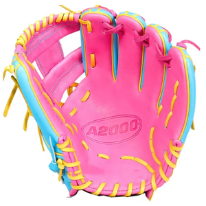 Guantes de Béisbol y Sóftbol Personalizados ERID SPORTS para Niños, Diseño Sólido, Cuero Colorido, para Entrenamiento en Campo Interior y Exterior, Guante de Receptor, Logotipo OEM - Product Image 2