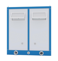 Unité combinée de douche et toilettes modulaire préfabriquée intégrée et portable pour événements extérieurs et hébergement temporaire dans les camps miniers