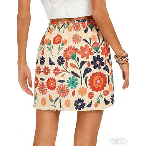 Jupe de plage hawaïenne pour femme, jupe florale tropicale Aloha, jupe d'été légère, mode insulaire - Product Image 2