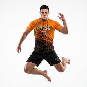 Uniformes de Fútbol Personalizados de Fábrica OEM, Camiseta de Fútbol Ligera de Malla de Poliéster, Conjunto de Camiseta y Pantalones Cortos Sublimados, Ropa Deportiva para el Día del Partido - Product Image 3