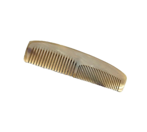 Peine de Cuerno Moderno, Hecho a Mano en India, Ecológico, 100% Natural, Color Piel de Buey - Product Image 2