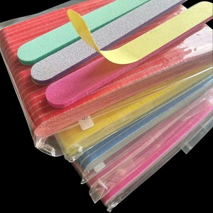 BAFA SURGICAL INSTRUMENTS Lima de uñas de esponja EVA de grano 100, doble cara, multicolor, 9 cm, pulidor de uñas, lima de esmeril - Product Image 5
