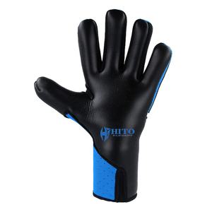 Guantes de Portero Personalizados de Alto Rendimiento OEM, Palma Delantera de 4mm de Látex Alemán, Dorso con Relieve e Inyección de Silicona, Corte Híbrido - Product Image 3