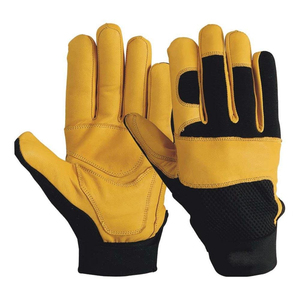 Guantes de Trabajo de Cuero Resistentes con Protección Completa para las Manos, Transpirables, Servicio OEM - Product Image 4