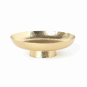 Support de service décoratif à un niveau en aluminium plaqué argent avec tête de cerf pour table à manger, décoration de maison et d'hôtel, vente en gros - Product Image 4