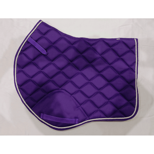 Almohadilla de Montar a Caballo de Microfibra Suave, Color Morado, con Espuma Premium Cómoda para Salto Ecuestre, Duradera y Personalizable - Product Image 4