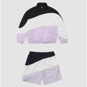 Nuevo Conjunto de Pantalones Cortos Cortavientos Ligeros de Nailon con Parches Bordados y Estampado Digital con Logotipo Personalizado OEM en Color de Contraste para Hombre, Primavera - Product Image 1