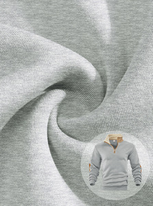 Sudadera OEM con Cierre de Cremallera, Felpa de Algodón, Cuello Redondo, Media Cremallera, Color Sólido, Estilo Urbano, Logotipo Personalizado, Sudadera para Hombre - Product Image 3