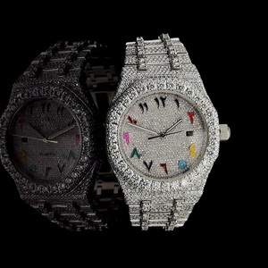 Venta Directa de Fábrica, Relojes Automáticos Mecánicos de Lujo de Acero Inoxidable con Moissanita VVS para Hombre y Mujer, Resistentes al Agua hasta 10 Bares - Product Image 1