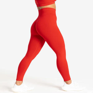 Leggings de sport sans couture taille haute pour femme, pantalon de yoga, extensible, respirant, pour la course et l'entraînement en salle de sport, effet push-up - Product Image 4
