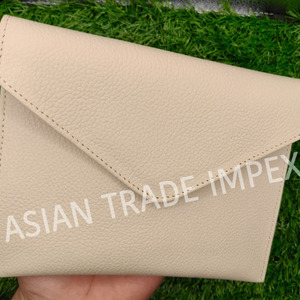 Minimalist Leather <b>Pouch</b> Bag Careem Color Envelope Clutch Premium Cowhide Sleeve Case Magnetic Button Closure Handcrafted Luxury - Product Image 3