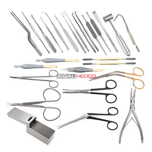 Juego de Instrumentos Nasales Sheen de 27 Piezas, Instrumentos Quirúrgicos Básicos Manuales para Rinoplastia, para Cirugía General de Otorrinolaringología y Plástica - Product Image 5