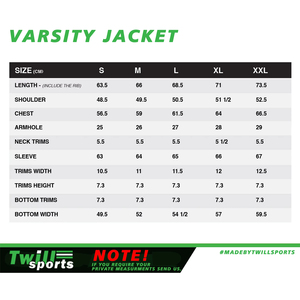 Chaqueta Varsity de Invierno para Hombre, de Cuero Genuino, con Patrón de Letras Teñidas, Cuello Alto, de Alta Calidad, en Venta - Product Image 6
