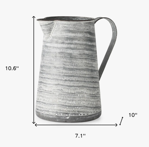 Tendencia fabricante indio florero de Metal jarra de Hierro forma decoración del hogar para sala de estar precios al por mayor - Product Image 4