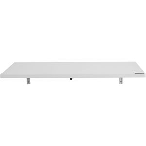 Tavolo Pieghevole da Parete 39,4 X 19,7 Pollici, Scrivania Flottante con Supporto in Ferro per Spazi Ristretti - Product Image 3