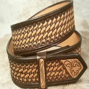 Ремень ручной работы в западном стиле, модный кожаный пояс коричневого и коричневого цвета с цельной латунной пряжкой с золотистой отделкой