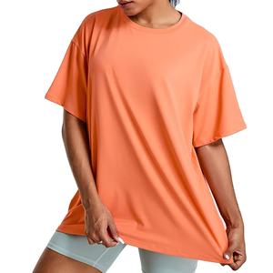 Servicio OEM, Camiseta para Mujer, Transpirable, a la Moda, Precio al por Mayor, Logotipo Personalizado, Nuevo Diseño, Corte Ajustado - Product Image 1