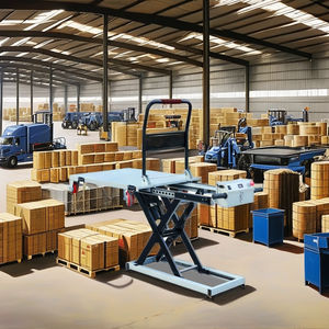 Plate-forme de levage électrique d'usine Ascenseurs à ciseaux Chariot hydraulique Chariot à plat Camion Plate-forme Camions - Product Image 3