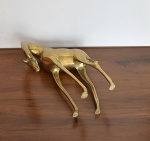 Elegante Escultura de Jirafa de Latón, Figura de Animal en Movimiento, Estatua de Metal Hecha a Mano, Decoración de Lujo para el Hogar, Adorno de Mesa - Product Image 4