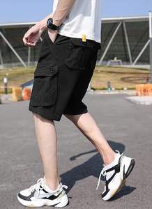 Pantalones Cortos Cargo para Hombre, Casuales, Ligeros, con Múltiples Bolsillos, para Verano, Trabajo al Aire Libre - Product Image 6