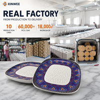 Vierkante keramische knoflookraspplaat met aangepast logo OEM ODM Private Label fabrikant leverancier groothandel bulk keuken cadeauartikelen